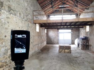2S3D Scan dans bâtiment ancien