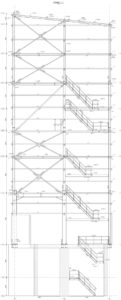 2S2C Exemple structure métallique escalier vue 2