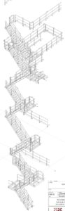 2S2C Exemple structure métallique escalier