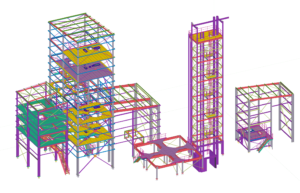 2S2C Modélisation bâtiment structure métallique